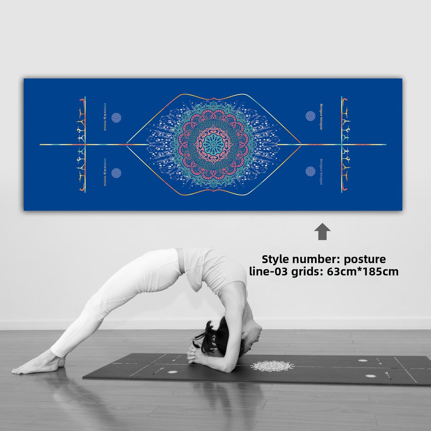Yoga Mat Towel with Anti-Slip and Sweat Absorption