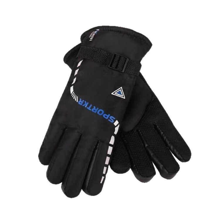 Thickened warm gloves