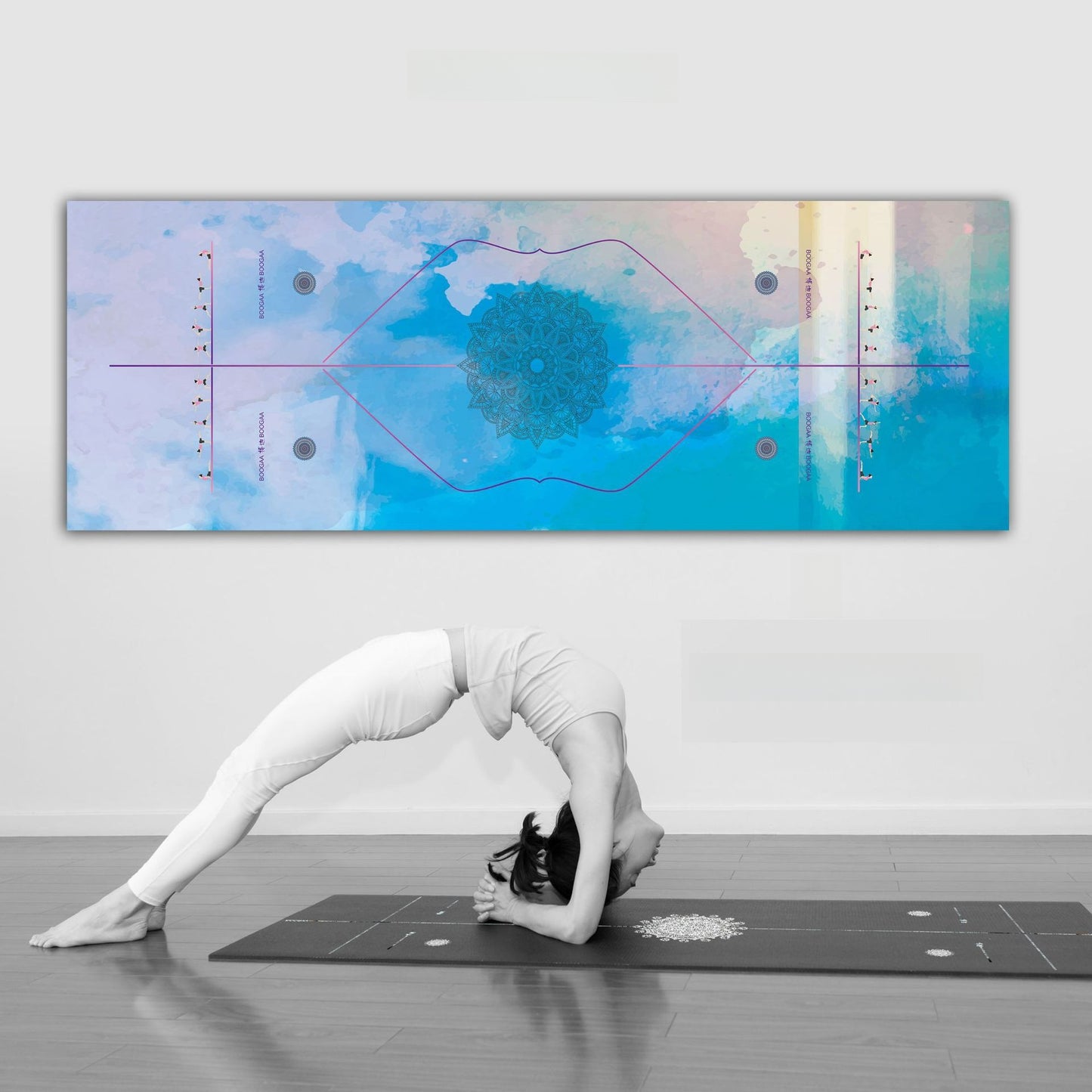 Yoga Mat Towel with Anti-Slip and Sweat Absorption