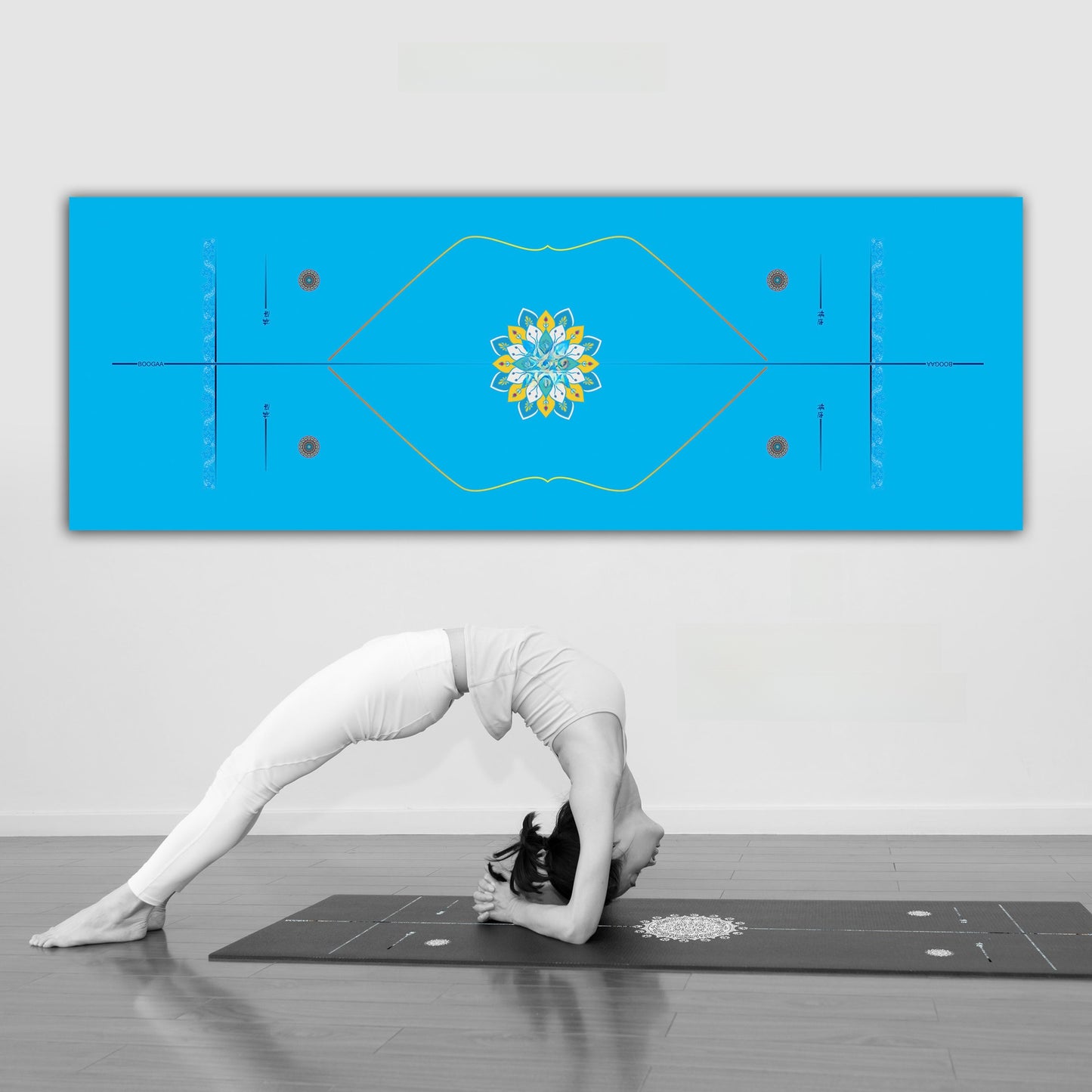 Yoga Mat Towel with Anti-Slip and Sweat Absorption