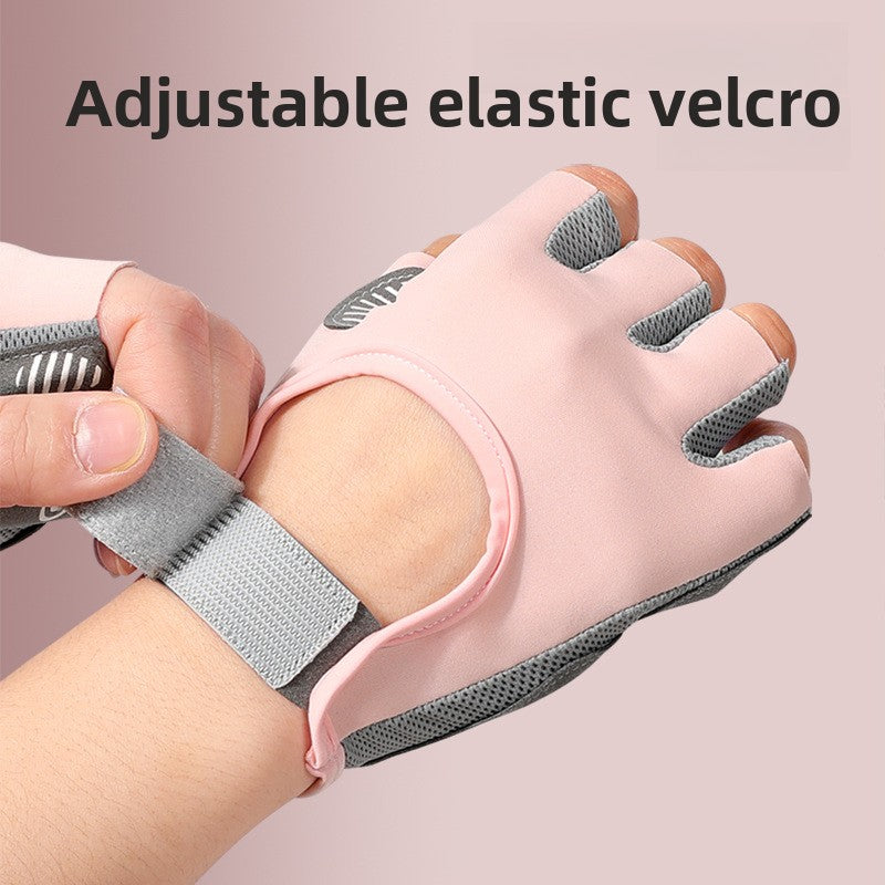 Women's Non-slip Air Cushion Sports Fitness Gloves