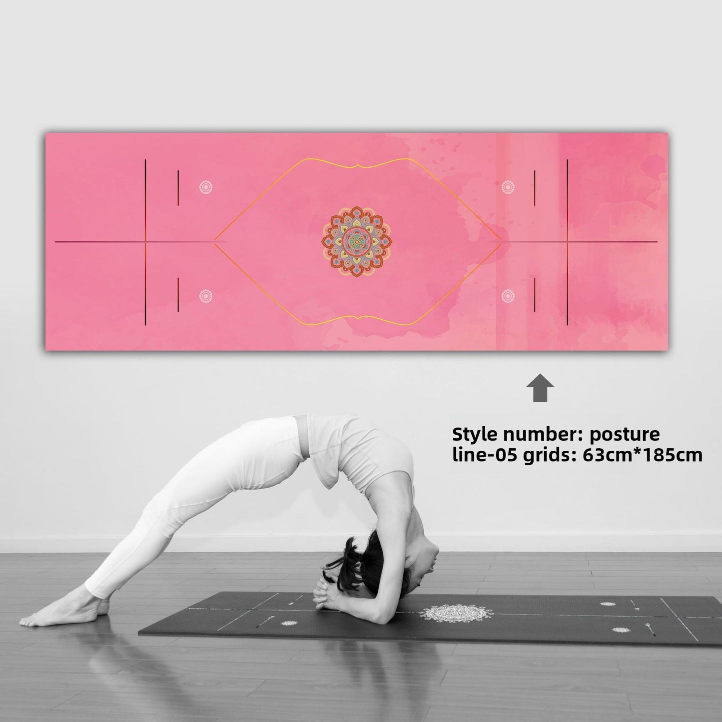 Yoga Mat Towel with Anti-Slip and Sweat Absorption