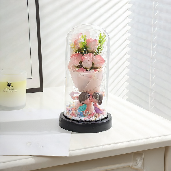 Bouquet soap flower night light
